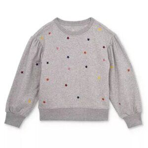 ag Adriano Goldschmied Girls' Leyla Embroidered Star Sweatshirt Great Cond - L
